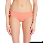 GUESS Women's Brief Bikini Bottom with Ties Summer Orange B01MZBUQWG
